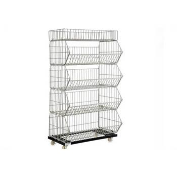 Supermarket Mesh Basket Racks